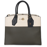 Kaki Creme Black Taurillon City Steamer MM