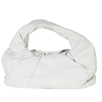 White Smooth Butter Calfskin Small The Shoulder Pouch