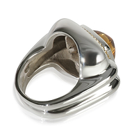 Yellow Gold & Sterling Silver Citrine Ring