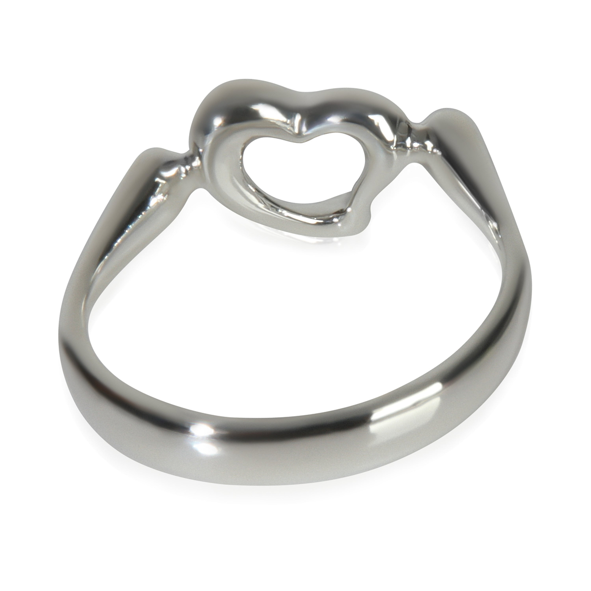 Sterling Silver  Elsa Peretti Open Heart Ring