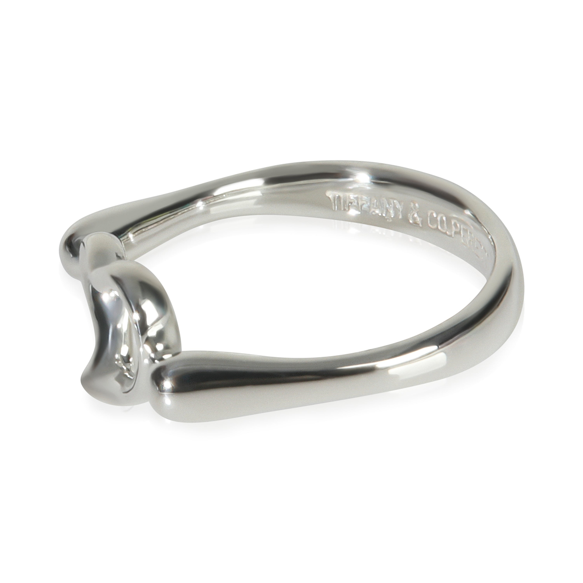 Sterling Silver  Elsa Peretti Open Heart Ring
