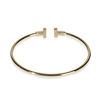 Yellow Gold  Tiffany T Narrow Wire Bracelet