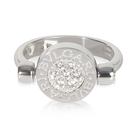 White Gold Diamond Bvlgari Bvlgari Flip Ring