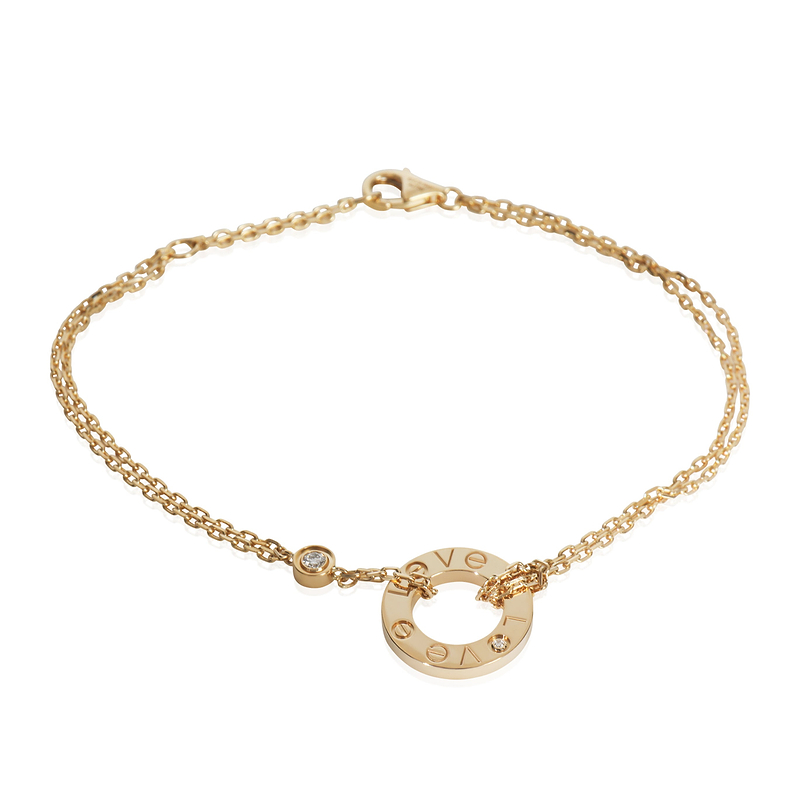 Yellow Gold Diamond Love Bracelet