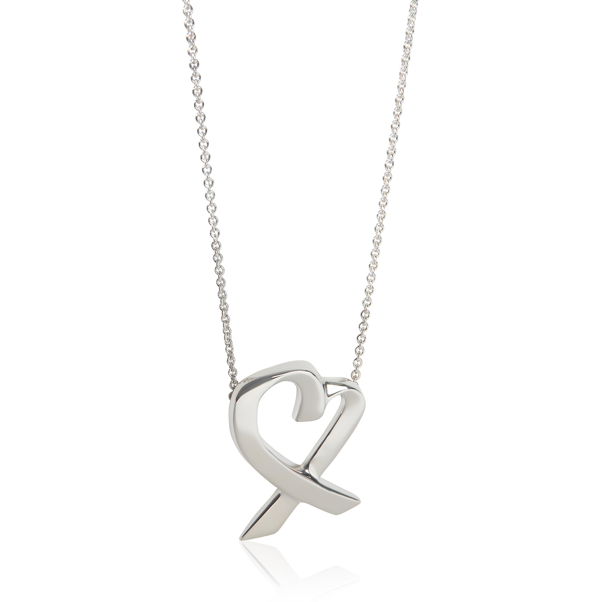 Sterling Silver  Vintage Paloma Picasso Loving Heart Pendant