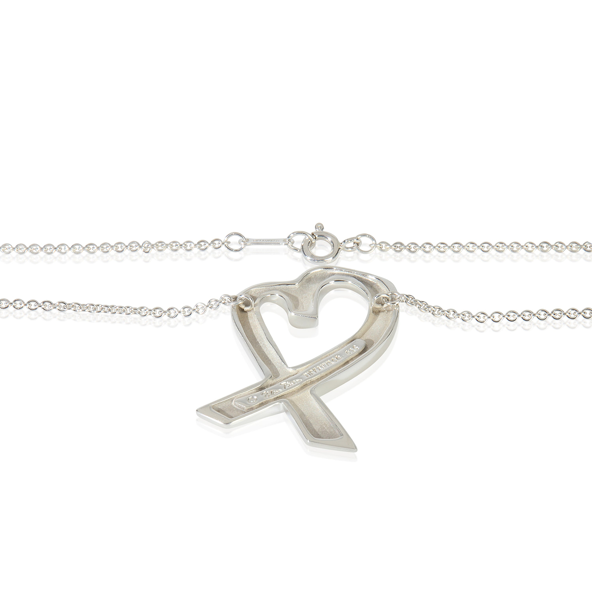 Sterling Silver  Vintage Paloma Picasso Loving Heart Pendant