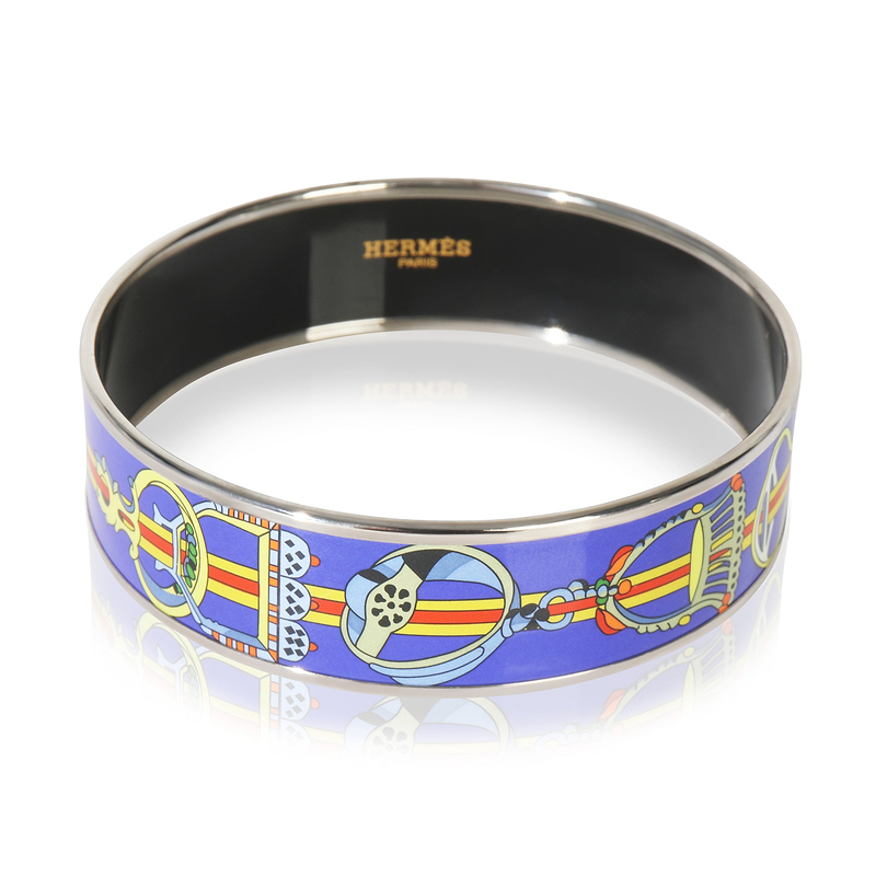 Wide Enamel Bracelet