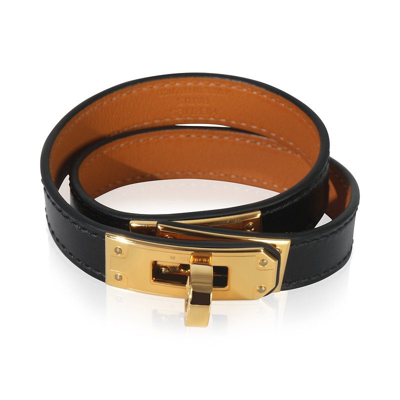 Gold-Plated  Kelly Double Tour Bracelet