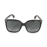 Black Acetate Oversized Square Lens GG Sunglasses