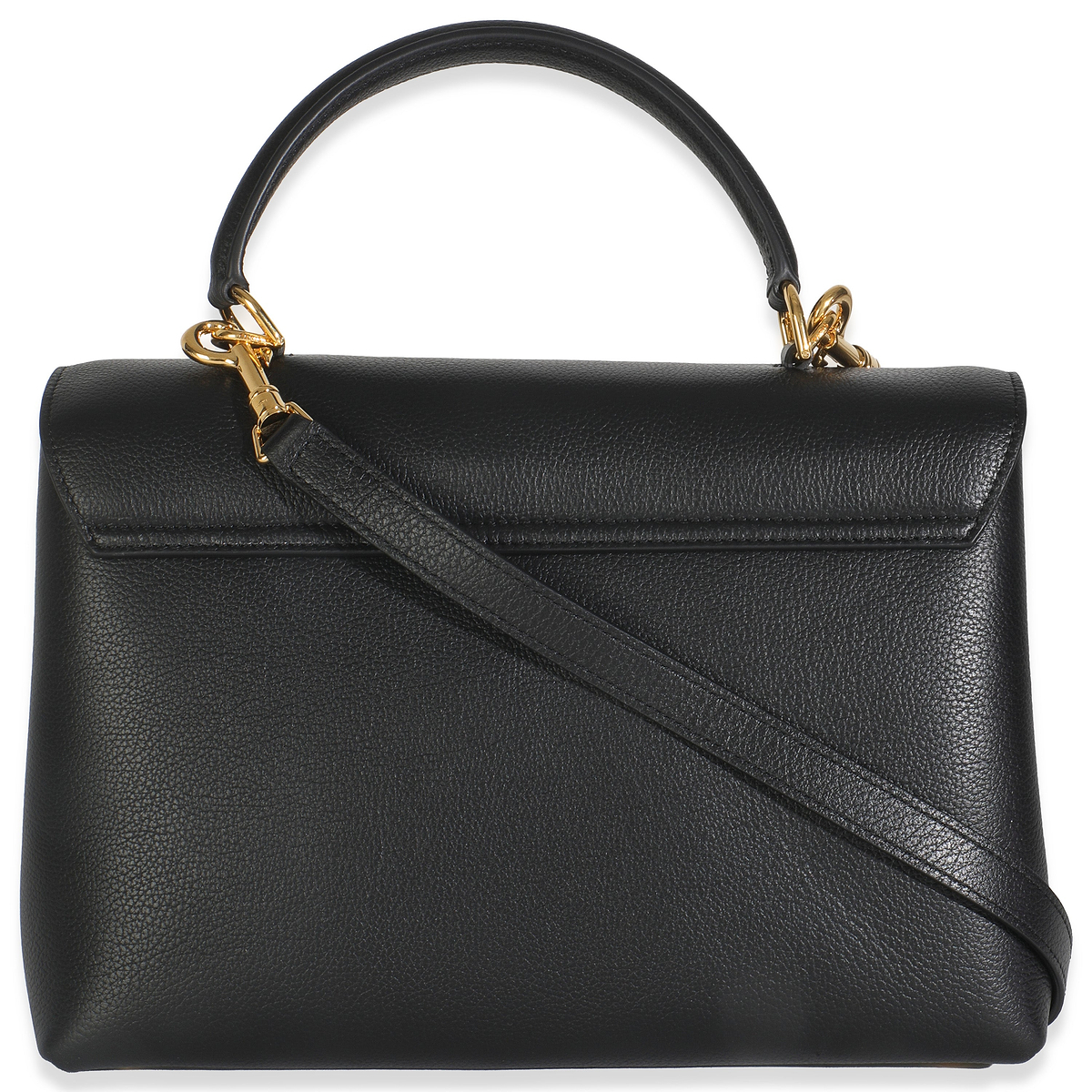 Black Supple Calfskin Medium Nino Bag