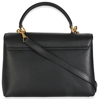 Black Supple Calfskin Medium Nino Bag