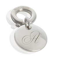 Sterling Silver  Notes Initial A Charm