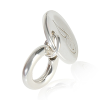 Sterling Silver  Notes Initial J Charm