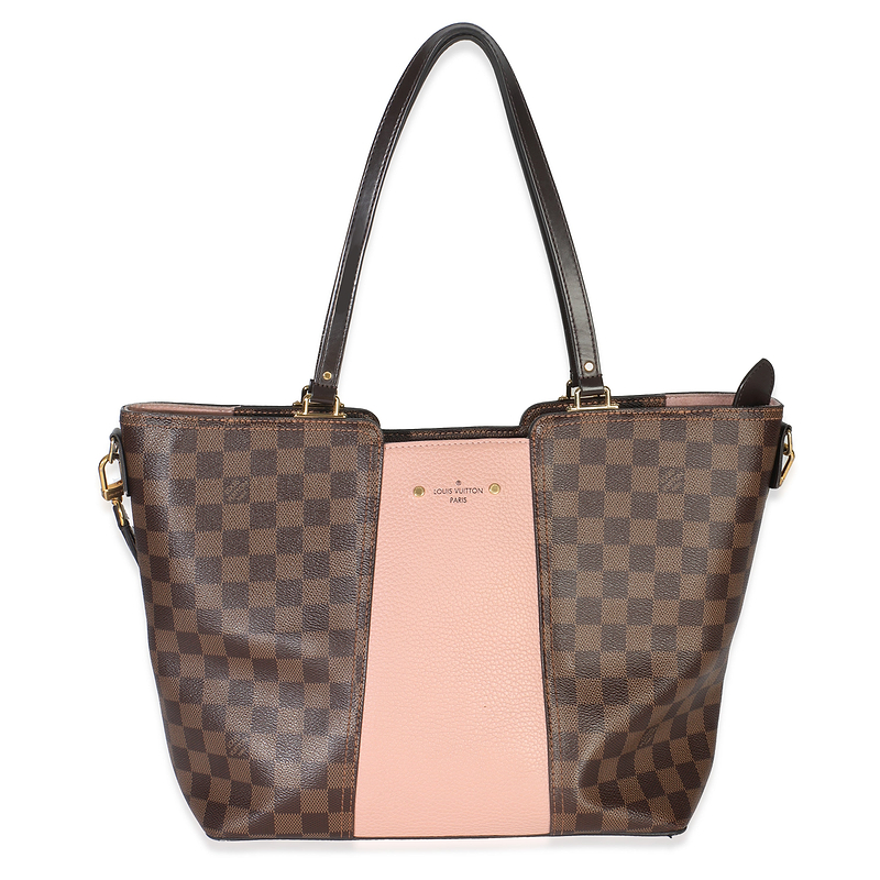Magnolia Damier Ebene Canvas Jersey Tote