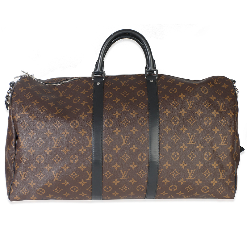 Monogram Macassar Canvas Keepall Bandouliere 55