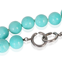 Sterling Silver Amazonite Paloma Picasso Necklace