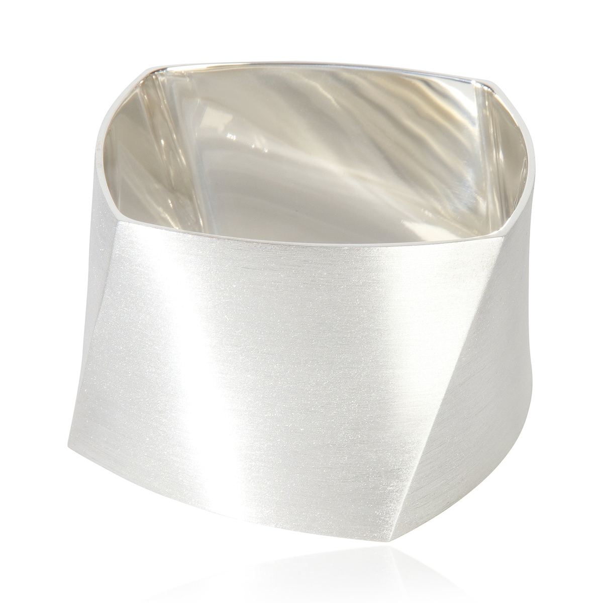 Sterling Silver  Frank Gehry Torque Bracelet