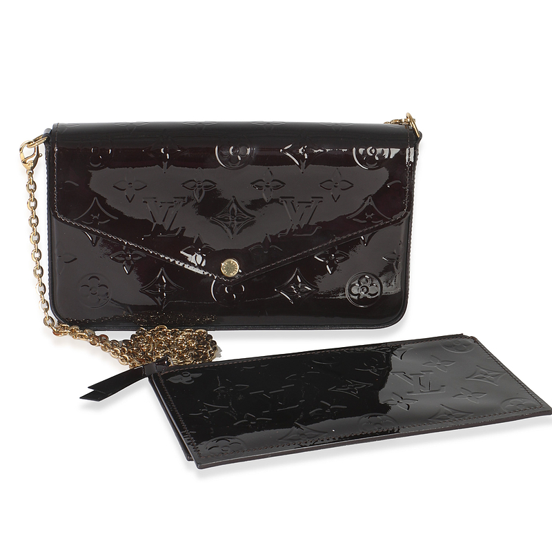 Amarante Monogram Vernis Pochette Felicie