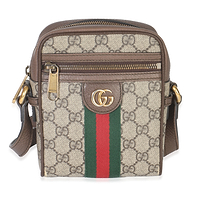 Beige GG Supreme Canvas Ophidia Mini Messenger