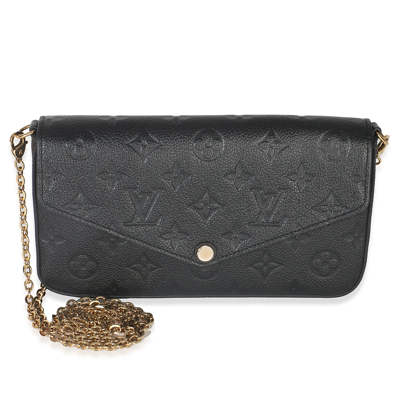 Black Monogram Empreinte Felicie Pochette