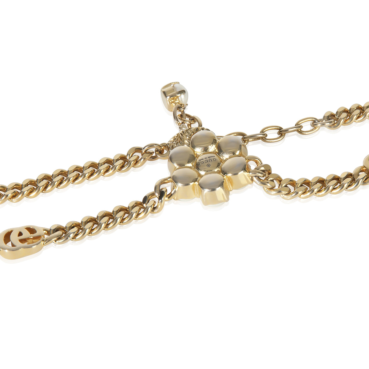 Gold-Plated  Interlocking G Necklace