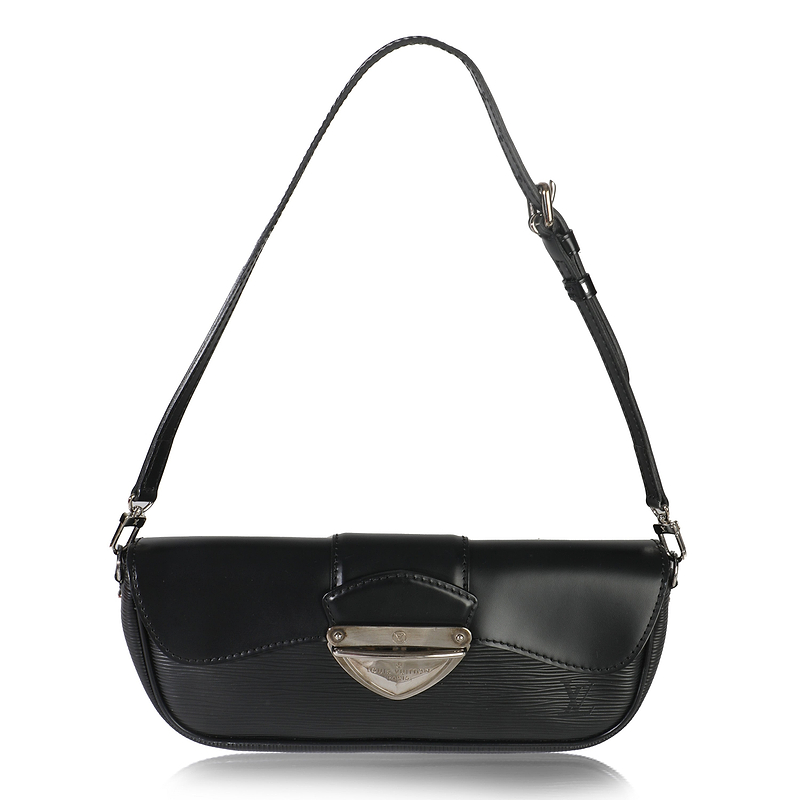 Black Epi Montaigne Clutch
