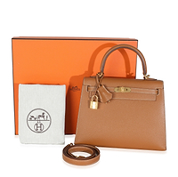 Gold Epsom Sellier Kelly 25 GHW
