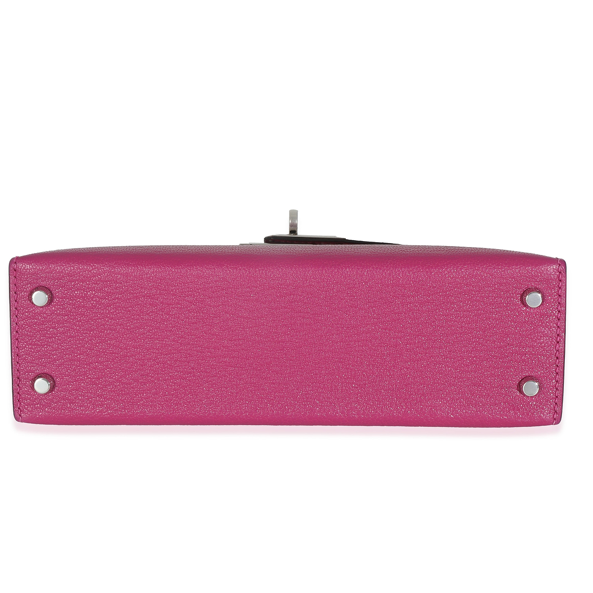 Rose Pourpre Chevre Mysore Sellier Mini Kelly 20 II PHW