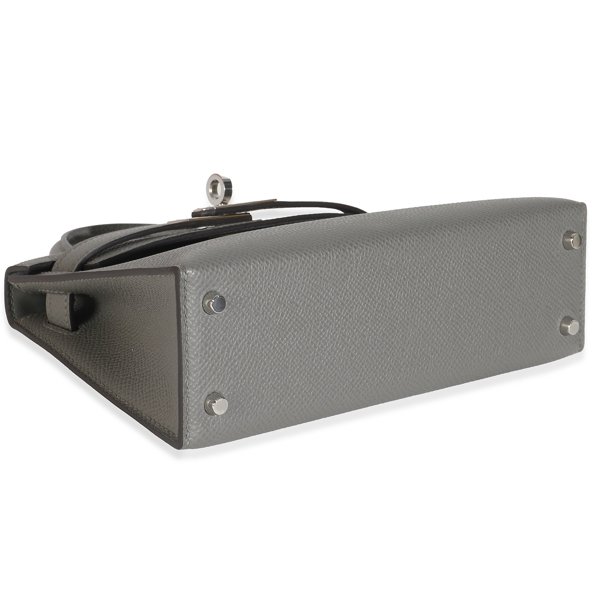 Gris Meyer Epsom Sellier Mini Kelly II 20 PHW