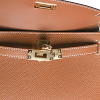 Gold Epsom Mini Kelly 20 II GHW