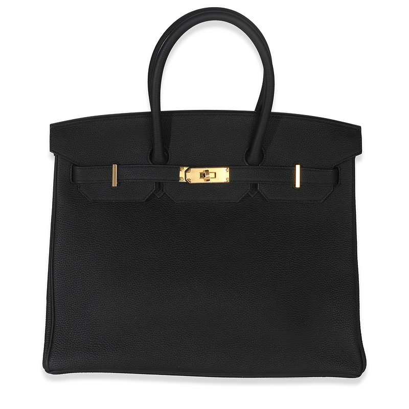 Black Togo Birkin 35 GHW
