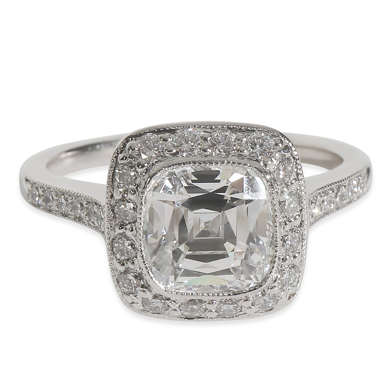 1.63 ct Cushion Diamond Legacy Engagement Ring