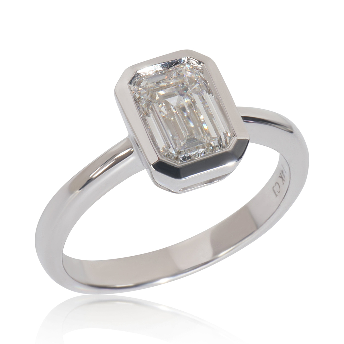 1.59 ctw White Gold Lab-Grown Diamond Engagement Ring