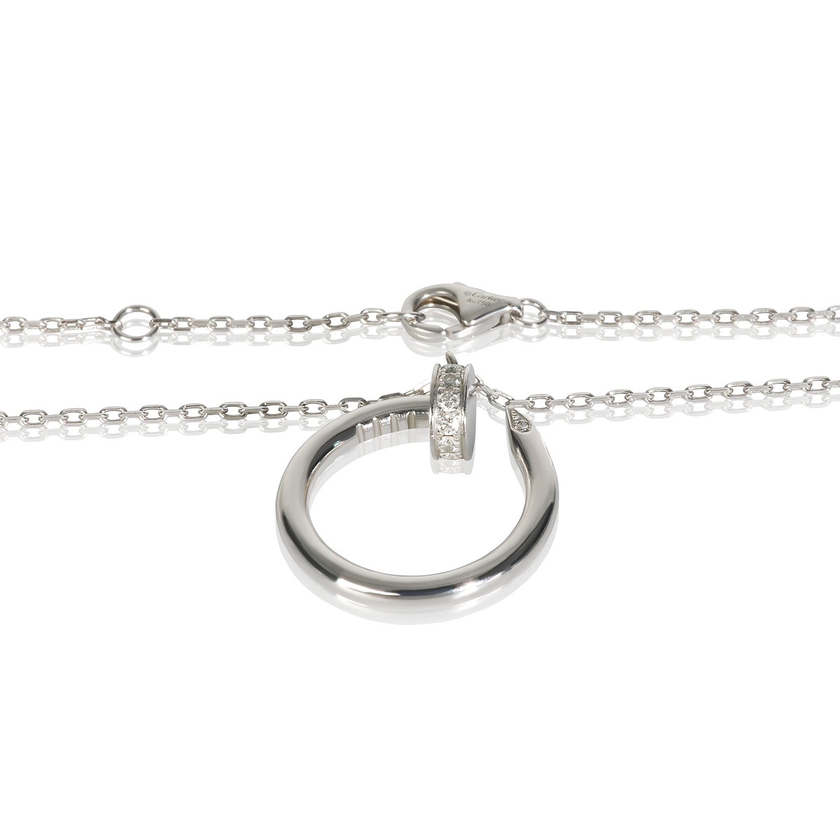 White Gold Diamond Juste Un Clou Necklace