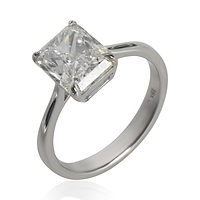 3.03 ct Radiant Diamond Engagement Ring