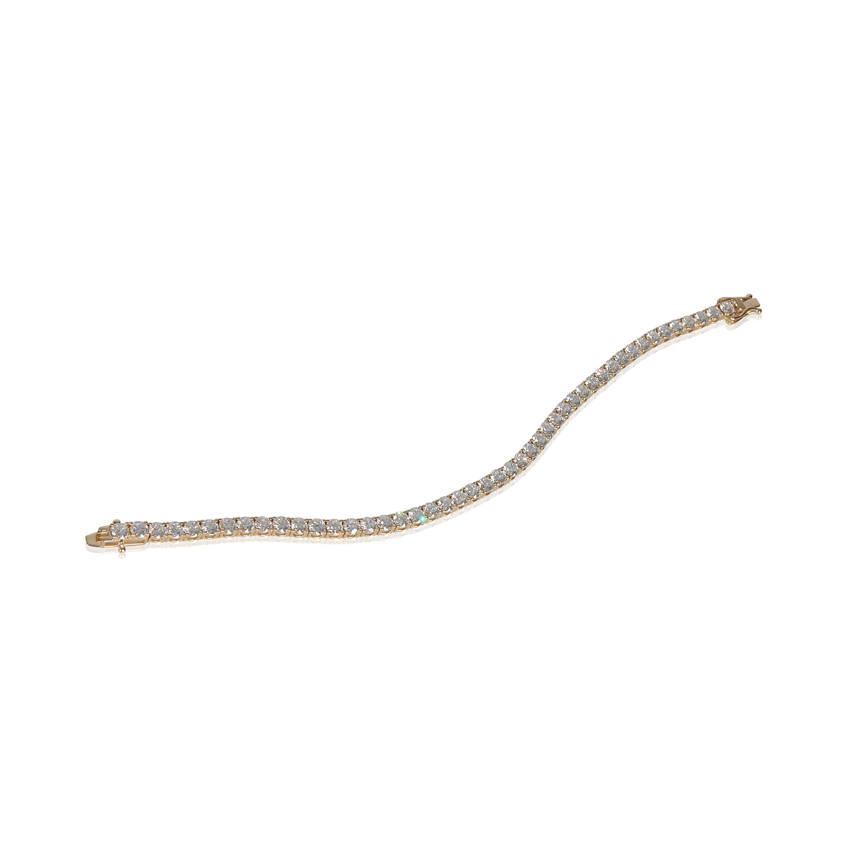 9.49 ctw Yellow Gold Lab-Grown Diamond Bracelet