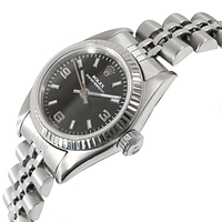 Oyster Perpetual 67194 Womens Watch in 18kt Stainless Steel/White Gold