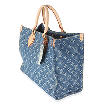 Blue Monogram Denim Onthego MM