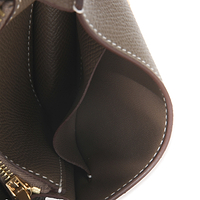 Etoupe Epsom Constance Slim Wallet GHW