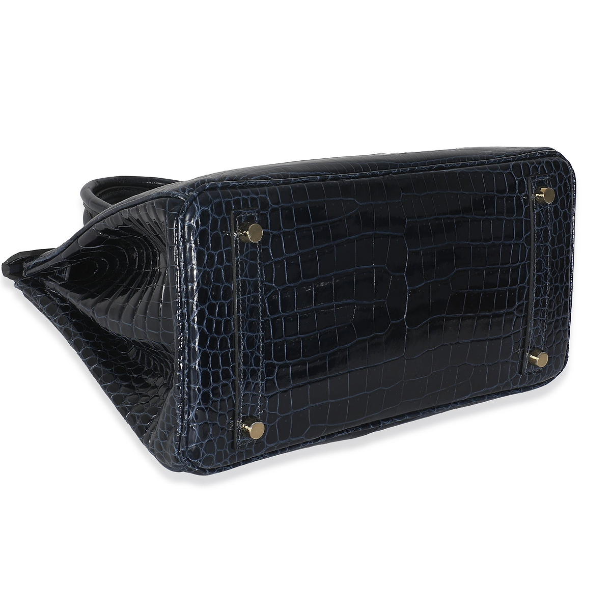 Bleu Marine Crocodile Porosus Birkin 30 GHW