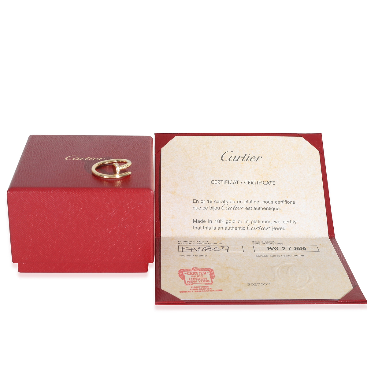 Yellow Gold Diamond Juste Un Clou Ring