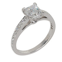 1 ct Princess Diamond Grace Engagement Ring