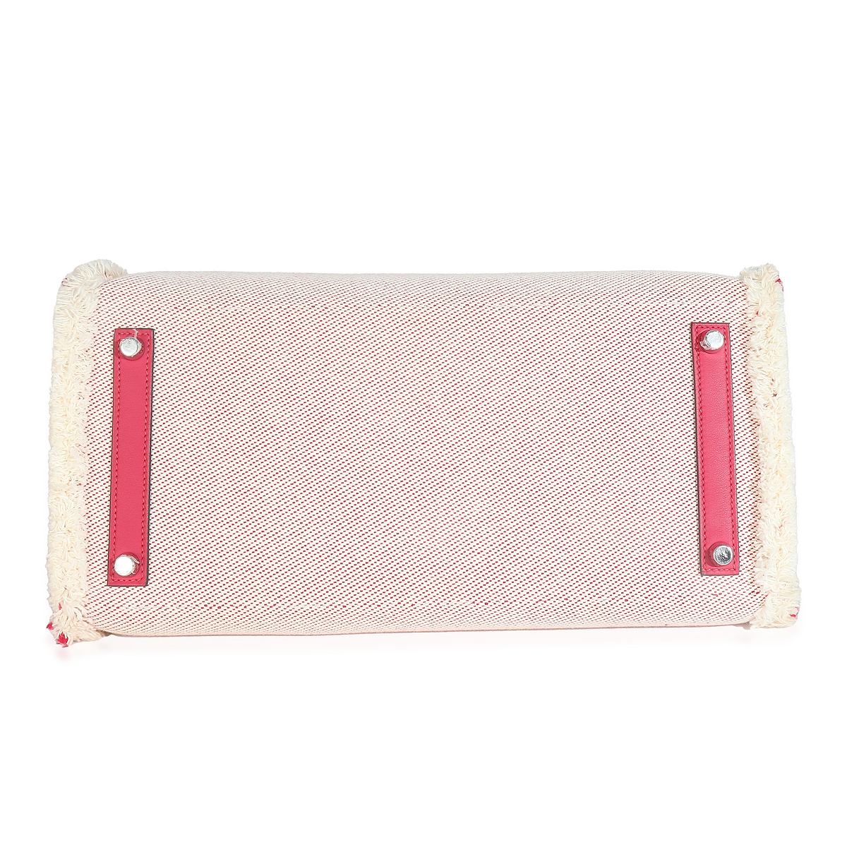 Framboise Ecru Swift Twill H Fray Fray Birkin 35 PHW