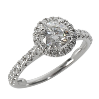 0.9 ct Round Brilliant Diamond Destinee Engagement Ring
