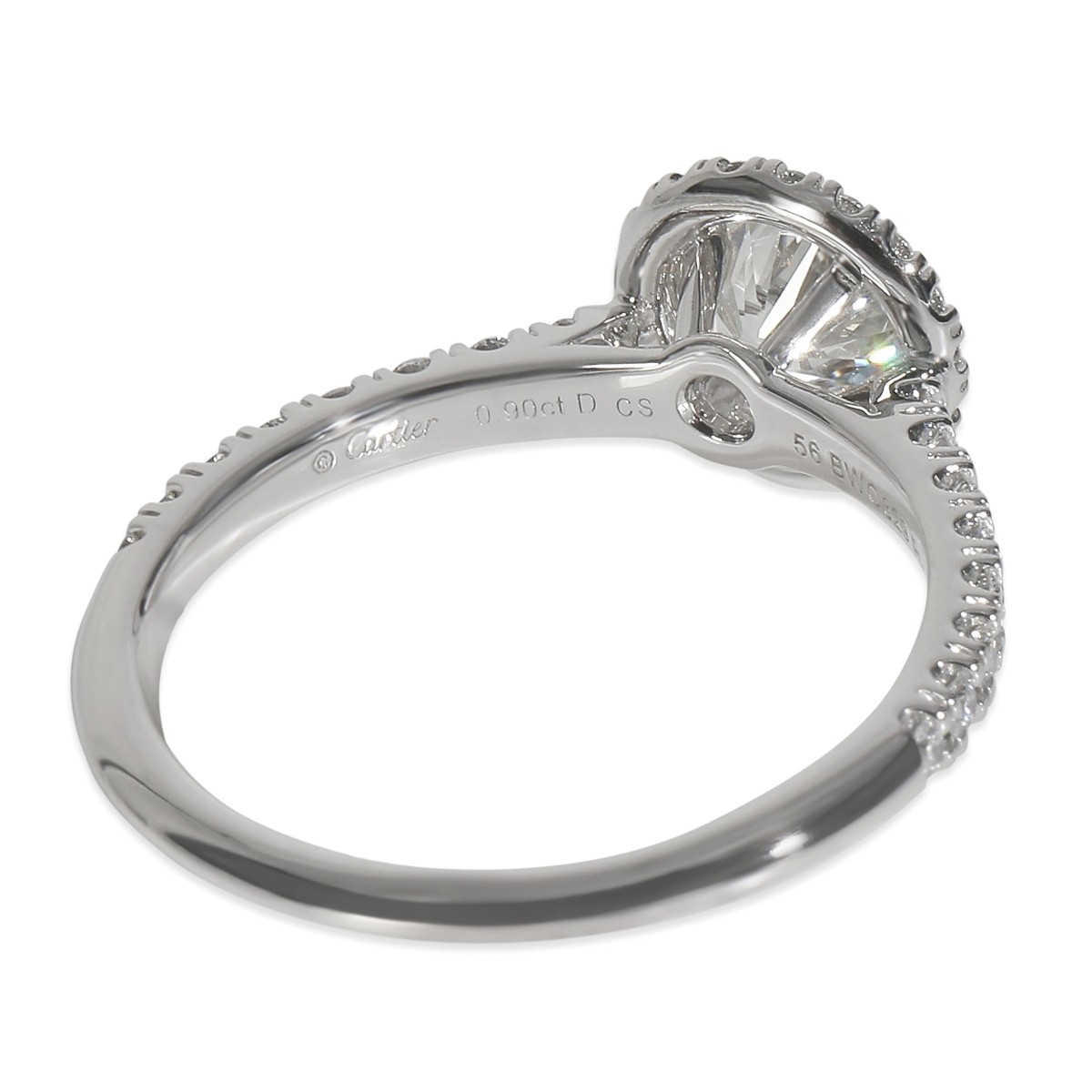 0.9 ct Round Brilliant Diamond Destinee Engagement Ring