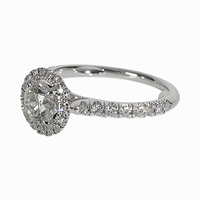 0.9 ct Round Brilliant Diamond Destinee Engagement Ring