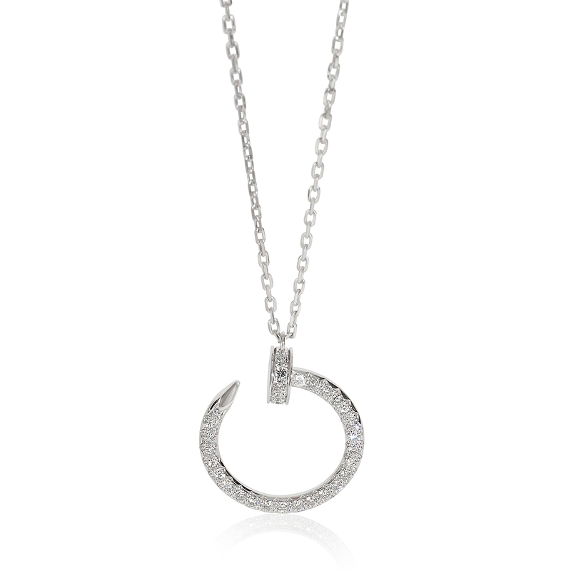 White Gold Diamond Juste Un Clou Pendant