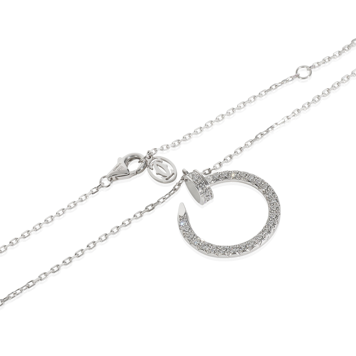 White Gold Diamond Juste Un Clou Pendant