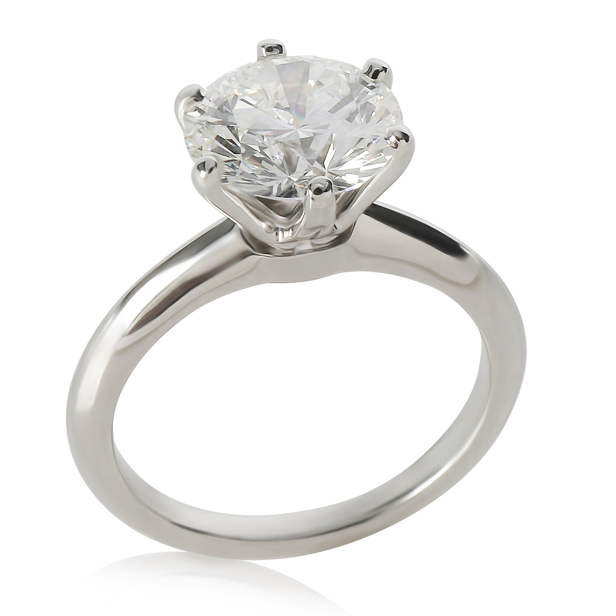 2.56 ct Round Brilliant Diamond Engagement Ring