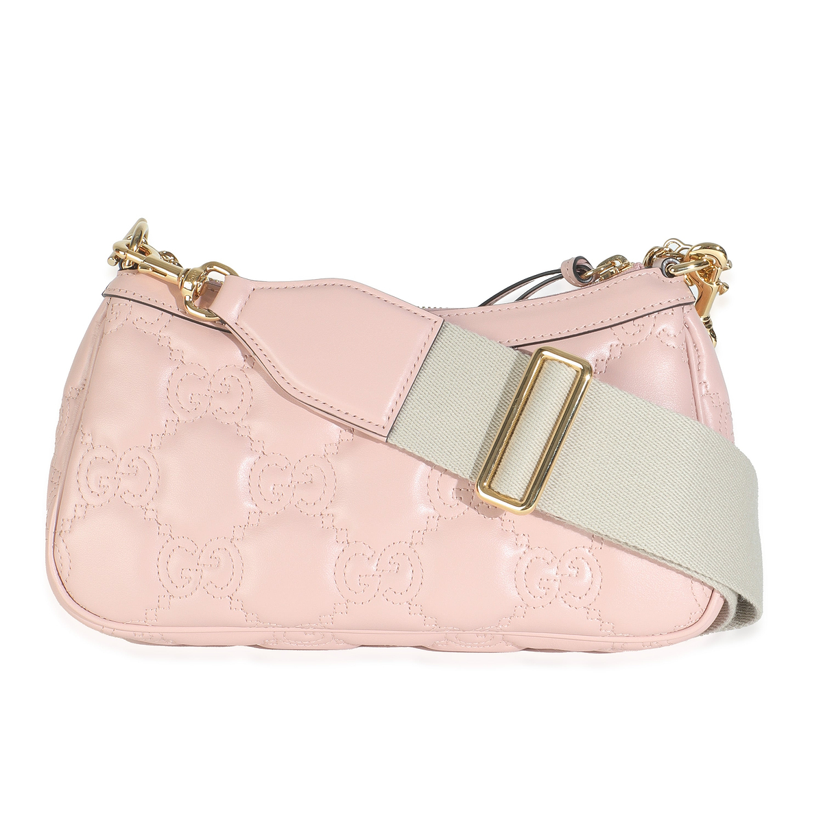 Perfect Pink Natural Calfskin GG Matelasse Chain Bag